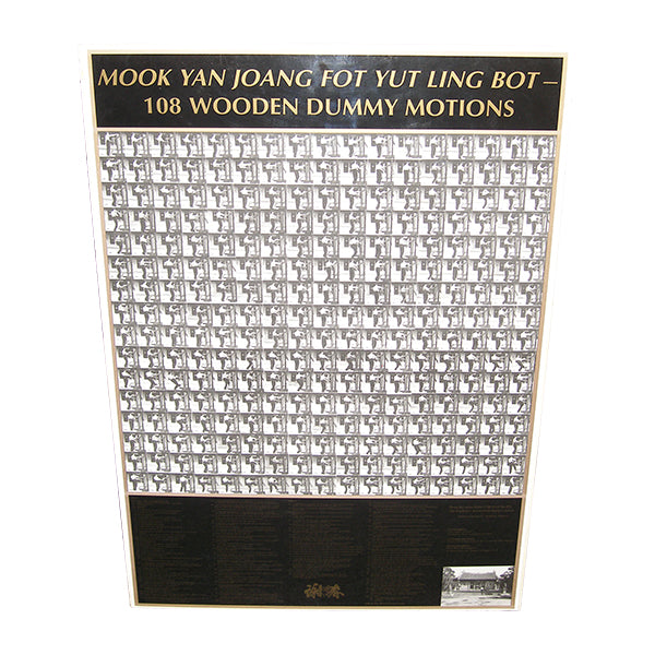 Randy Williams Wing Chun Wooden Dummy 108 Movements Poster