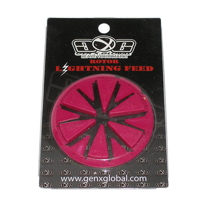 Lightning DYE Rotor 2010 12 13 Loader Hopper Speed Feed Gate Collar Lid HOT PINK