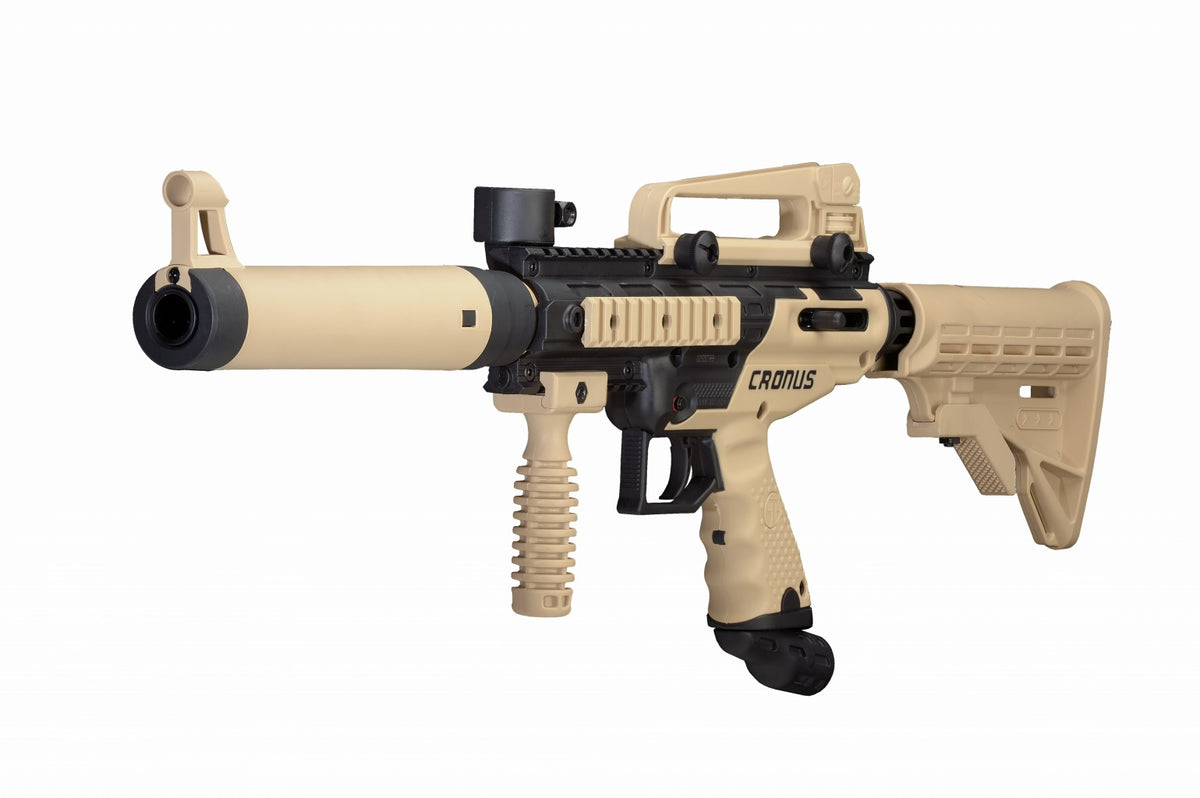 Tippmann Cronus Tactical Paintball Gun Set .50 caliber Tan/Black + FREE PAINT!