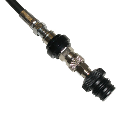 Deluxe CO2 HPA Air Tank Coiled Remote Hose Set + Bleed Quick Disconnect