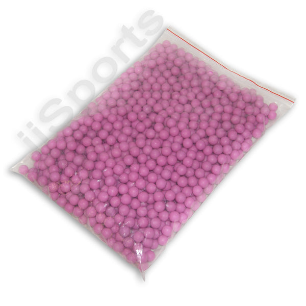`.50 cal PINK Rubber Paintballs 500ct CASE zball