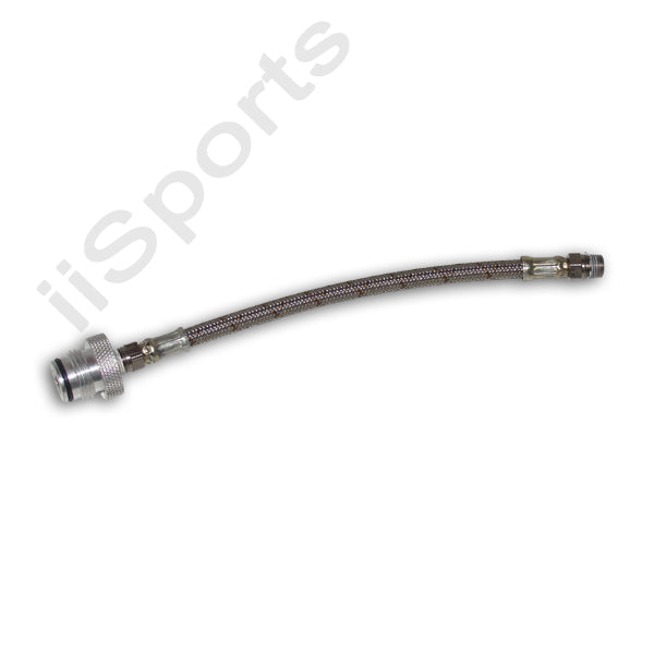 Paintball Gun Vertical ASA Bottomline Drop Forward 8" Steel Tank Hose Setup 1/8"