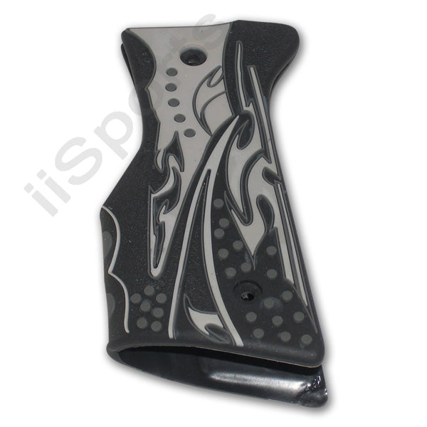 Tippmann 98 Paintball Gun 3D Textured Rubber Wrap Around 45 Grips BLACK GRAY New