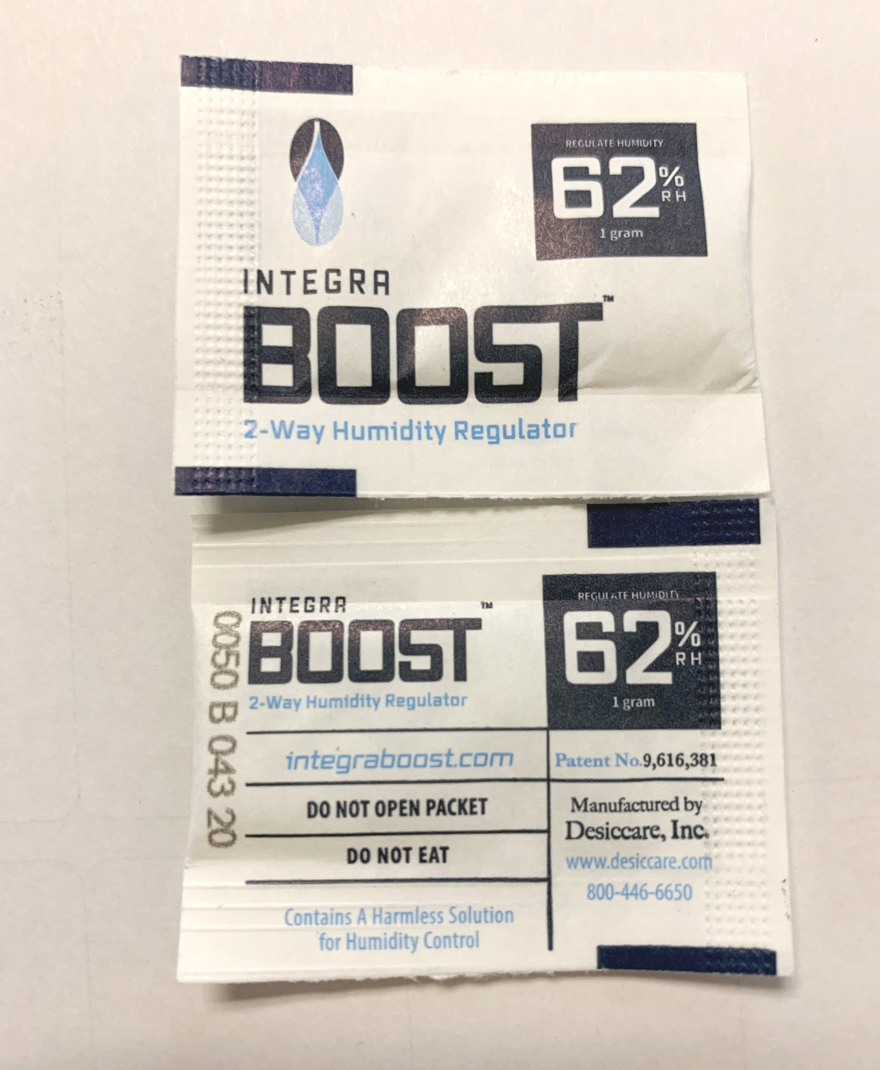 Integra BOOST 62% Humidity Regulator 100 pak 2 gram