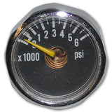 Paintball Micro Gauge 0-6000 psi