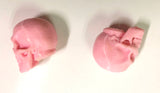 2 pak Magnetic Skull HPA/Compressed Air Regulator Nipple Covers