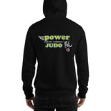 AT2305A  Judo 'Your Key to Power & Confidence' Hoodie Black Sweatshirt