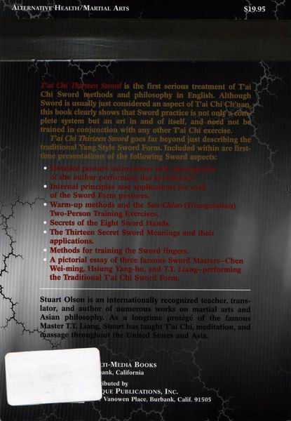 Tai Chi Thirteen Sword Book - Stuart Olson  Chinese Tai Chi