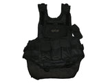 GXG Mil Sim Paintball Tactical Scenario Woodsball VEST Black