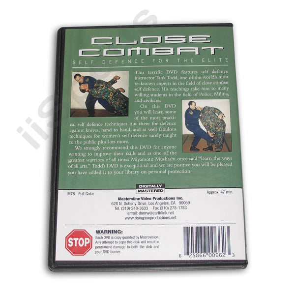 Close Combat Self Defense for Elite DVD Geof (Tank) Todd
