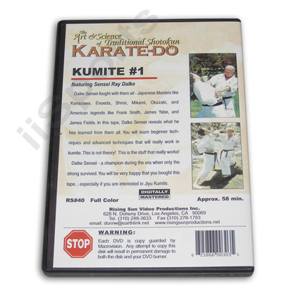 Shotokan Karate-Do Kumite #1 DVD Ray Dalke