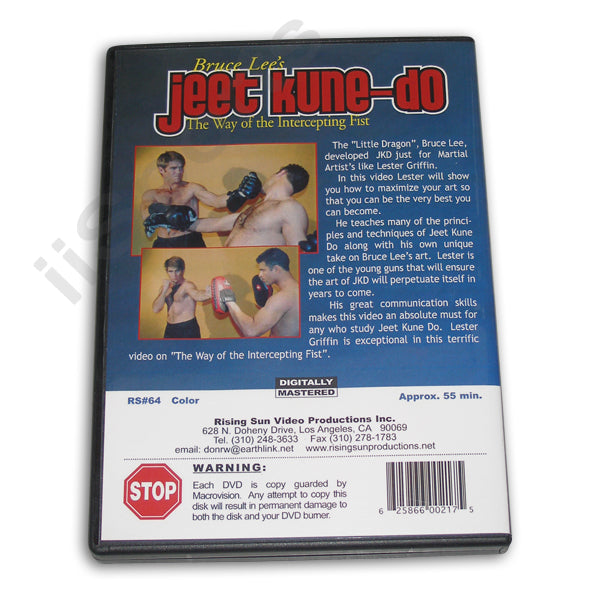Jeet Kune Do Intercepting Fist DVD Lester Griffin
