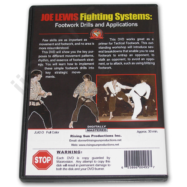 Joe Lewis Fighting Footwork Drills #2 DVD