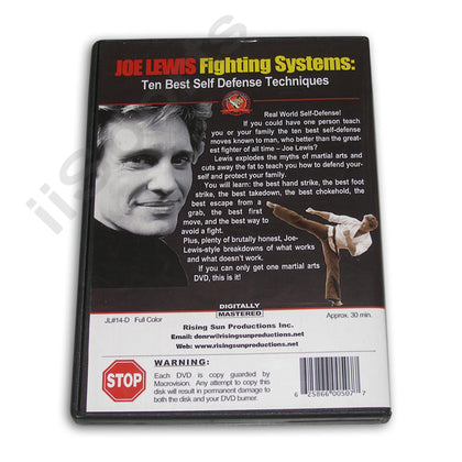 Joe Lewis Fighting Ten Best Self Defense Techniques #14 DVD