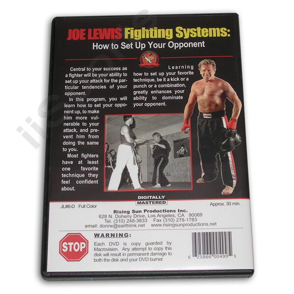 Joe Lewis Fighting Setup Your Opponent DVD