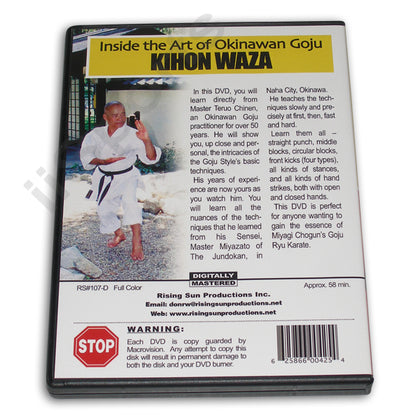 Inside Okinawan Goju Ryu Karate Kihon Waza DVD Teruo Chinen