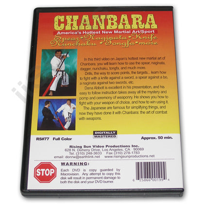 Chanbara Spear Naginata Knife Nunchaku DVD Dana Abbott