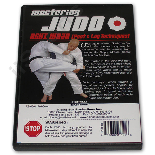 Mastering Judo #4 Ashi Waza Foot DVD Toshikazu Okada