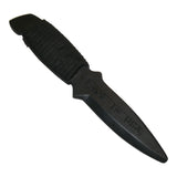 USA BLACK Rubber Practice Training 8" Dagger Knife
