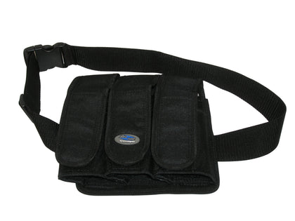 3-pocket Paintball 100/140 rd Pod Tube Ball Hauler Pouch Pack Belt Set