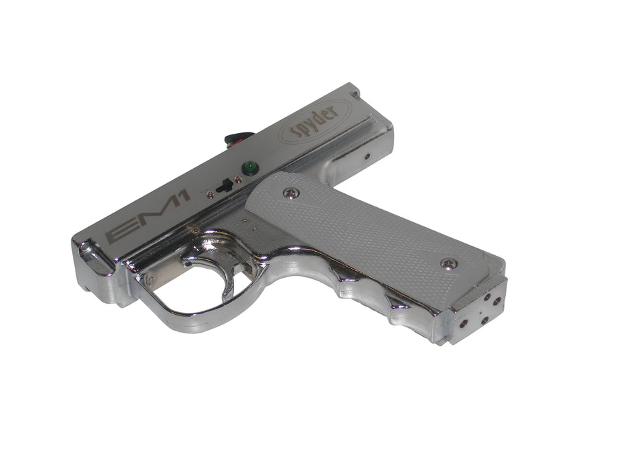 Spyder EM1 Paintball Gun Complete Replacement Electronic Trigger Frame SILVER