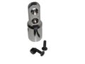 CHROME Paintball Angled Bottomline Cradle CO2 HPA Tank Bottle Adapter ASA