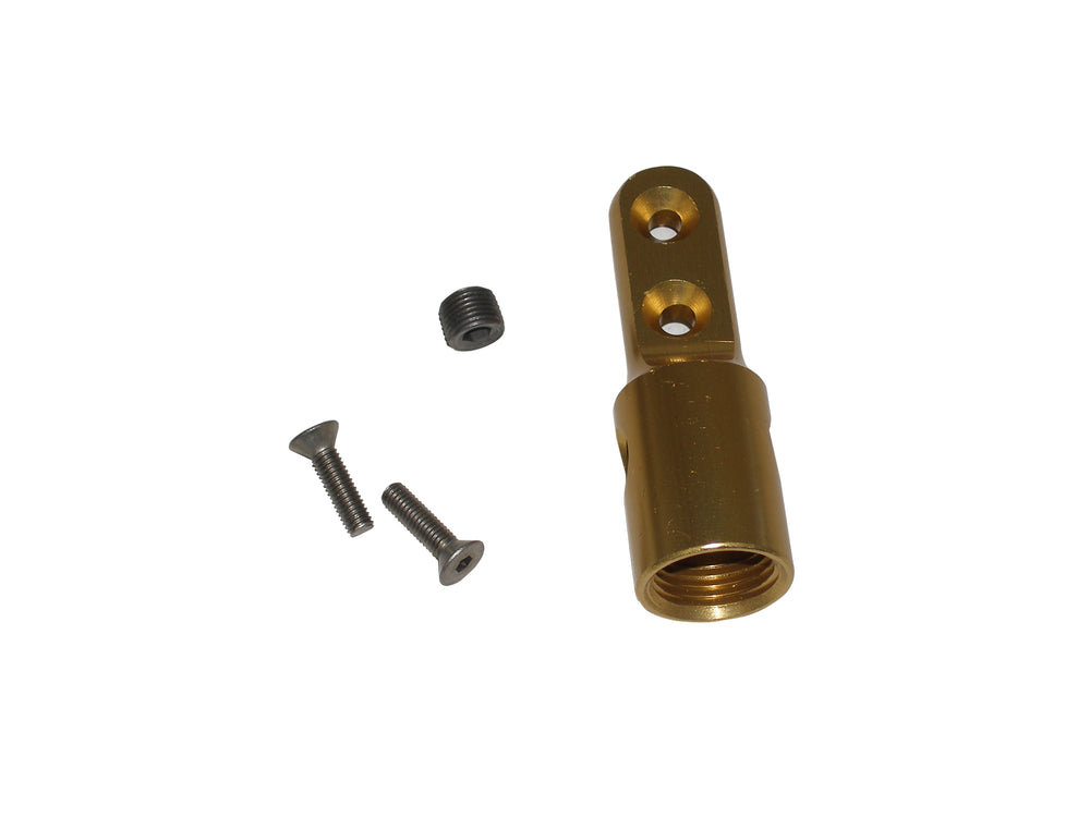 GOLD Paintball gun 2 Hole Bottomline Drop CO2 HPA Tank Adapter ASA duck bill