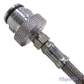 Paintball Gun Vertical ASA Bottomline Drop Forward 8" Steel Tank Hose Setup 1/8"