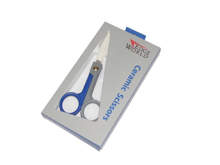 Edge World Fishing 5.5" Ceramic Scissors saltwater ocean braid line cut blade