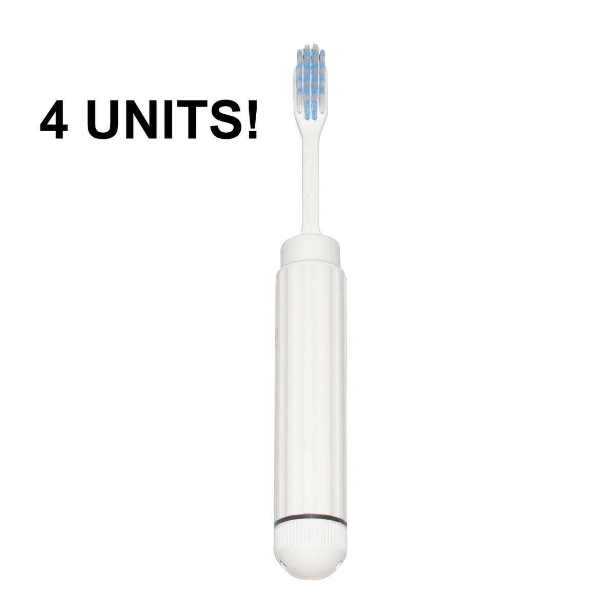 4 Watt Magic Retractable full size Toothbrush + rinsing cup camping purse pocket